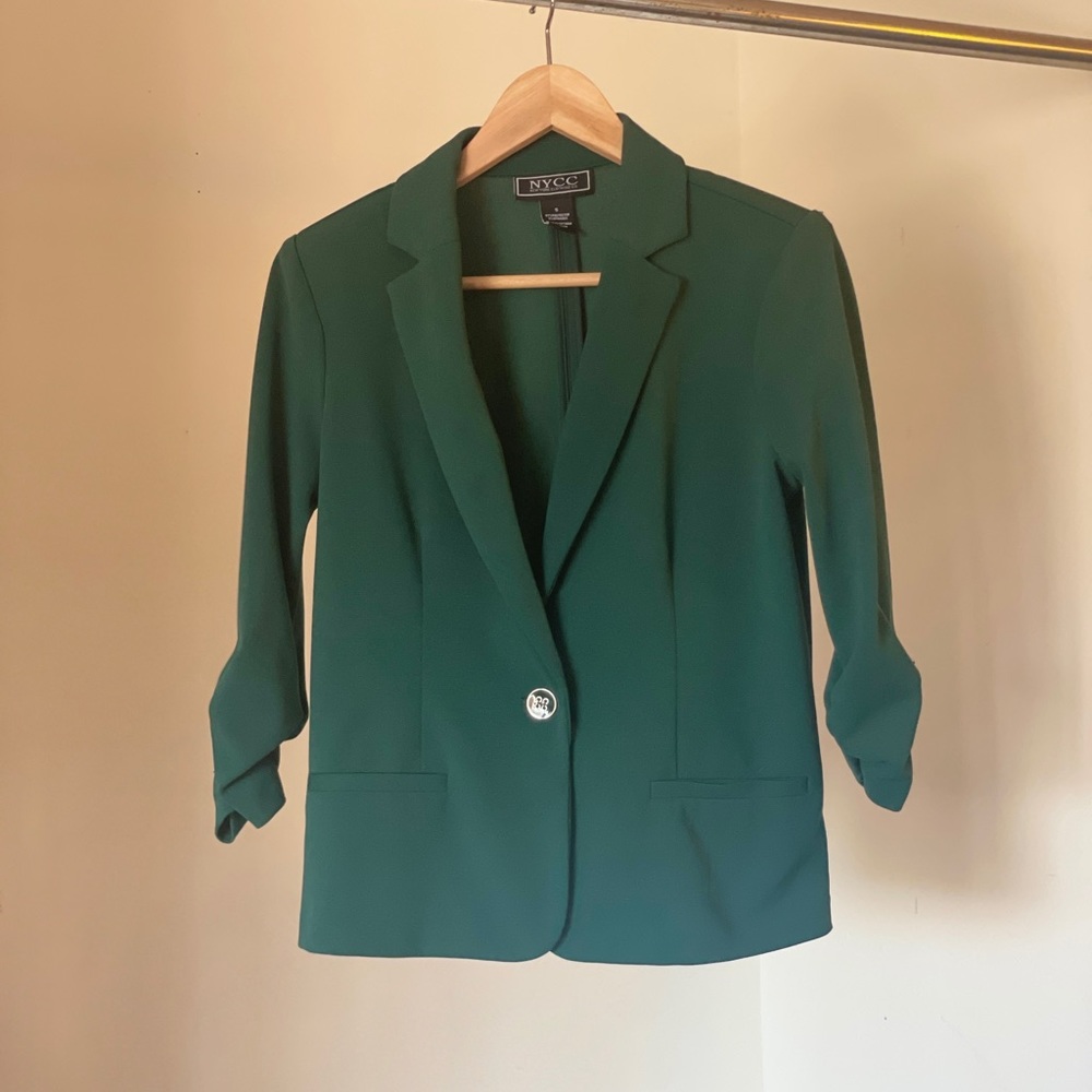 NYCC New York Clothing Company Green Women’s Blazer - Picture 2 of 7